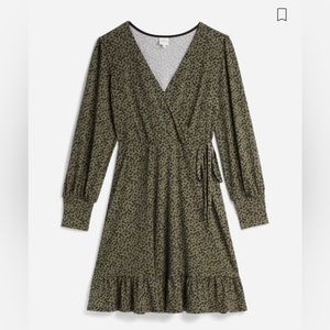 Kaleigh Pamela Knit Faux Wrap Dress